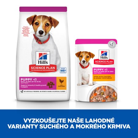 Hill’s Science Plan granule pro štěňata malých plemen s kuřecím 6 kg