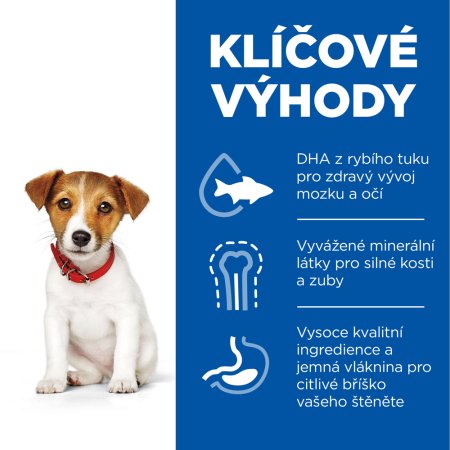 Hill’s Science Plan granule pro štěňata malých plemen s kuřecím 6 kg