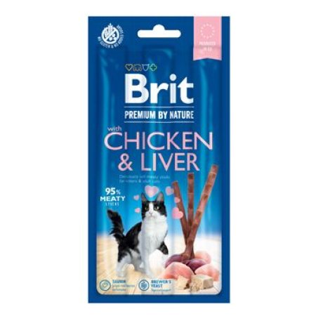 Brit Premium Cat by Nature Sticks Chicken&Liver(3pcs)