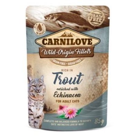 Carnilove Cat Pouch Trout Enriched & Echinacea 85g