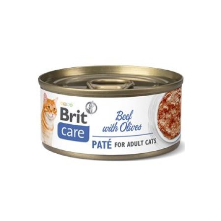 Brit Care Cat konz Paté Beef&Olives 70g