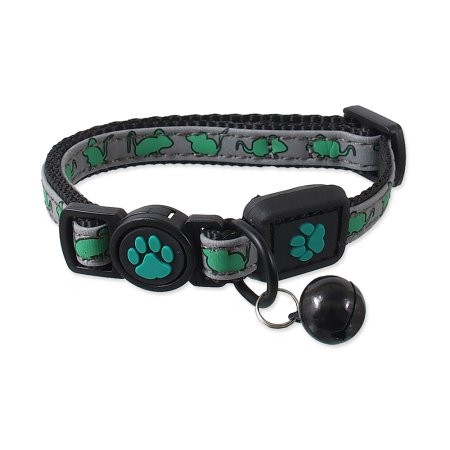 Obojek ACTIVE CAT Reflective limetka XXS