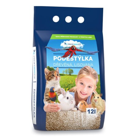 ECO PACK PROFIZOO Podestýlka dřevěná lisovaná 12l 10 ks