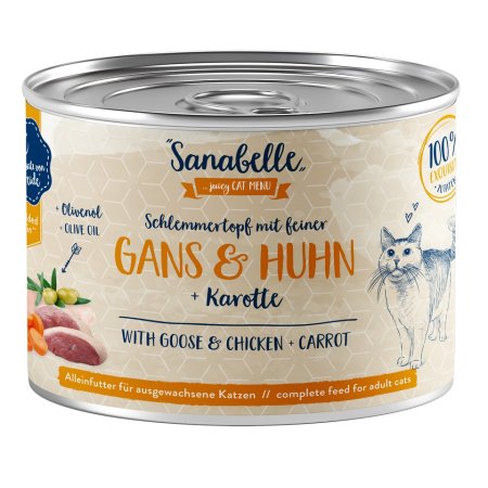 Bosch Cat Sanabelle Wet Food with Goose & Chicken 0,18 kg