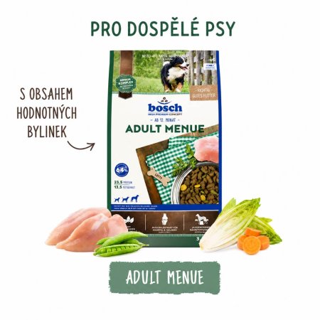 Bosch Adult Menue 15 kg (EXPIRACE 12/2026)