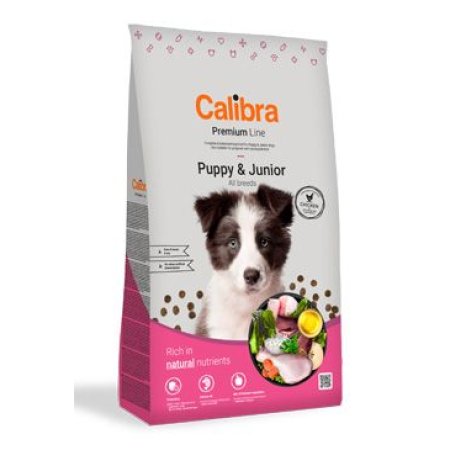 Calibra Dog Premium Line Puppy&Junior 12 kg NEW