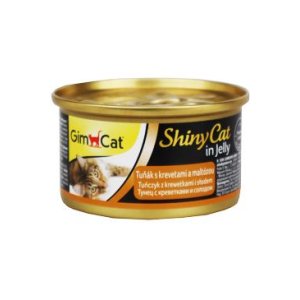 Gimpet kočka konz. ShinyCat tuňák+kreveta+maltoza 70g
