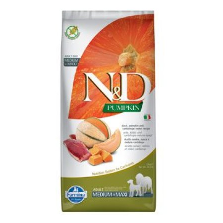 N&D Pumpkin DOG Adult M/L Duck & Cantaloupe melon 12kg