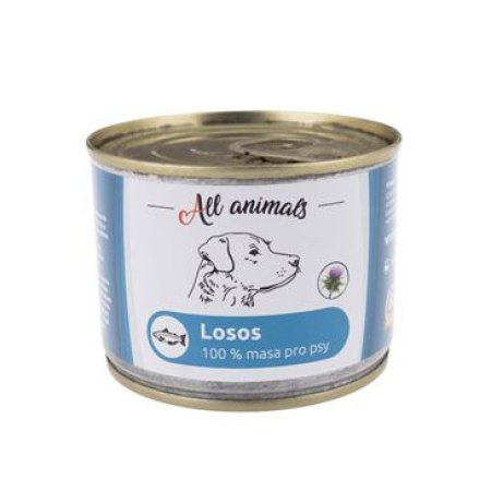 All Animals DOG losos mletý 200g