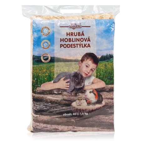 LIMARA Hrubá hoblinová podestýlka 40 l / 1,6 kg