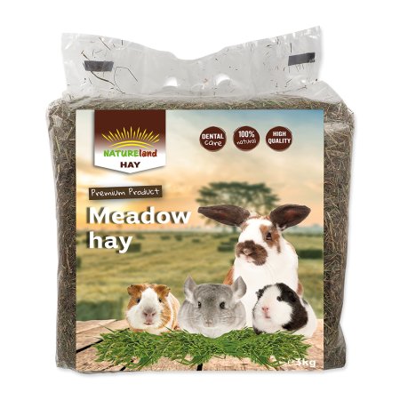 Seno NATURE LAND Meadow Hay z horských luk 3 kg