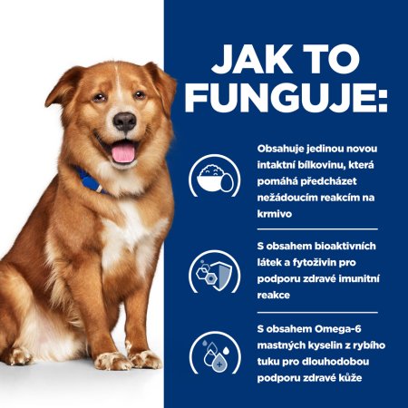 Hill’s Prescription Diet Derm Complete Alergie a péče o kůži pro psy 12 kg