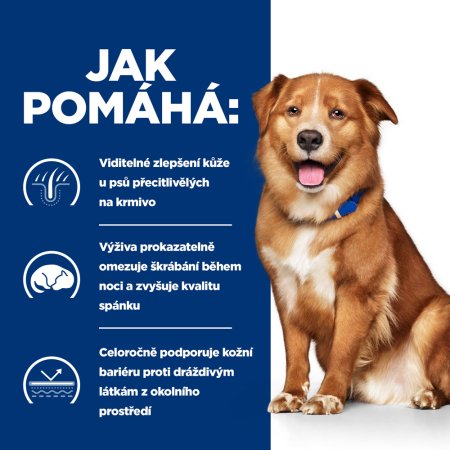 Hill’s Prescription Diet Derm Complete Alergie a péče o kůži pro psy 12 kg