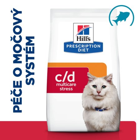 Hill’s Prescription Diet Feline c/d Urinary Stress mořská ryba 1,5 kg