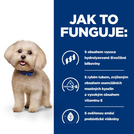 Hill’s Prescription Diet z/d Mini Alergie a péče o kůži 1 kg