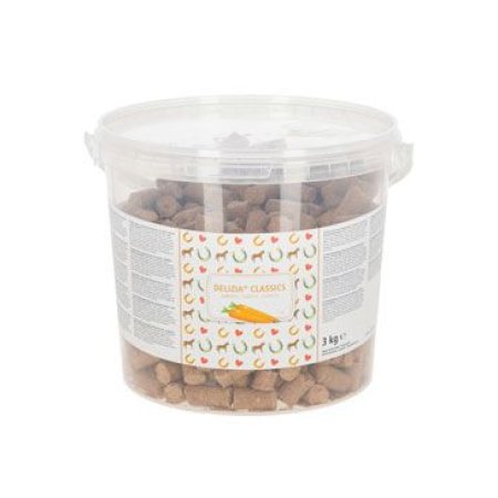 Pochoutka pro koně DELIZIA mrkev 3kg kbelík