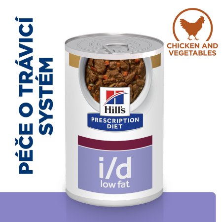 Hill’s Prescription Diet Canine Stew i/d Low Fat s kuřetem, rýží a zeleninou 354 g