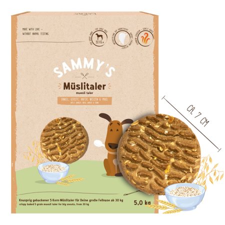 Bosch Sammy’s Muesli Taler 5 kg