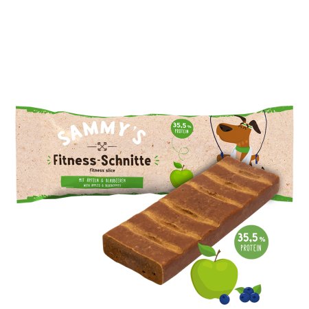 Bosch Sammy’s Fitness Slice with Apples & Blueberries 25 g