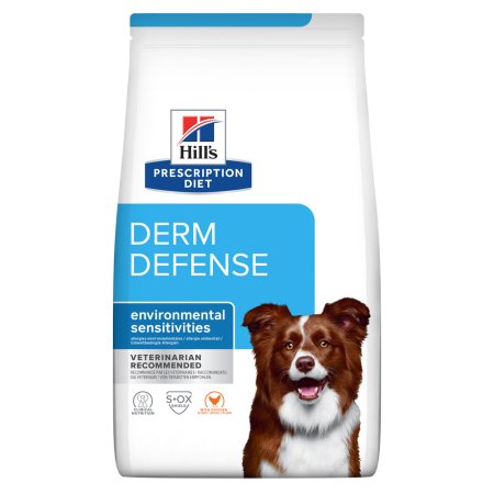 Hill’s Prescription Diet Derm Defense Alergie a péče o kůži pro psy 12 kg
