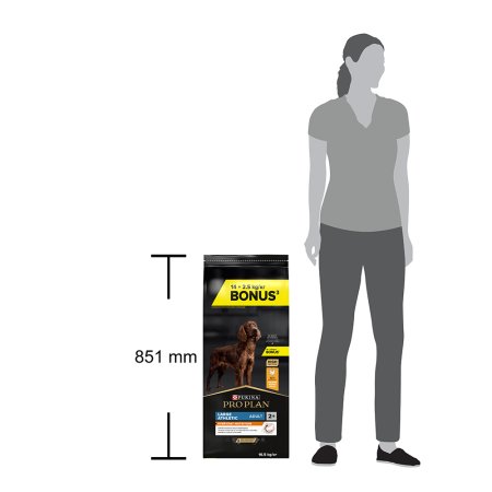 Pro Plan Large Adult Athletic Optibalance kuře 14 + 2,5 kg