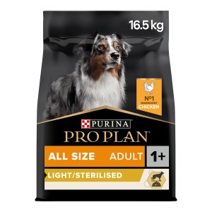 Pro Plan All Size Adult Light/Sterilised Optiweight kuře 14 + 2,5 kg
