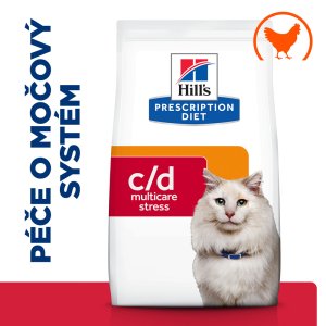 Hill’s Prescription Diet c/d Stress Péče o močový systém granule pro kočky 400 g