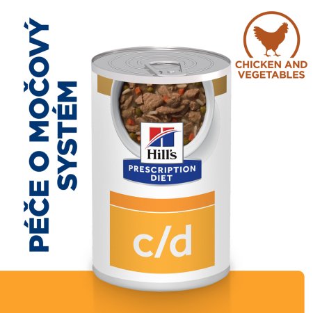 Hill’s Prescription Diet Canine Stew c/d s kuřetem a zeleninou 354 g