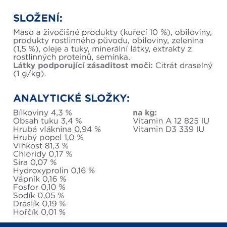 Hill’s Prescription Diet c/d Multicare Stew Péče o močový systém pro psy 354 g