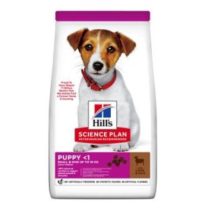 Hill’s Science Plan granule pro štěňata malých plemen s jehněčím a rýží 1.5 kg