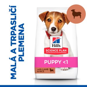 Hill’s Science Plan granule pro štěňata malých plemen s jehněčím a rýží 6 kg