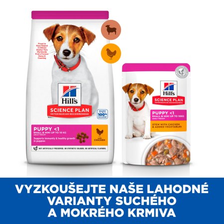 Hill’s Science Plan granule pro štěňata malých plemen s jehněčím a rýží 6 kg