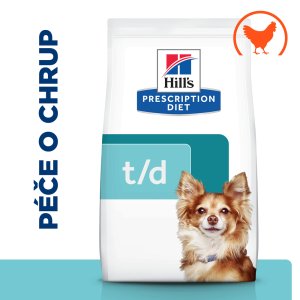 Hill’s Prescription Diet t/d Mini Péče o zuby granule pro psy malých plemen 3 kg