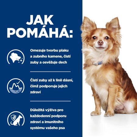 Hill’s Prescription Diet t/d Mini Péče o zuby granule pro psy malých plemen 3 kg