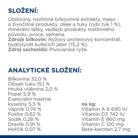 Hill’s Prescription Diet z/d Alergie a péče o kůži granule pro kočky 6 kg