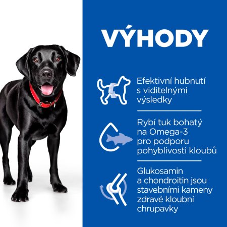 Hill’s Science Plan Perfect Weight & Active Mobility pro velké dospělé psy s kuřecím 12 kg