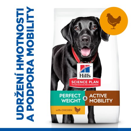 Hill’s Science Plan Canine Adult Perfect Weight & Active Mobility Large Breed 12 kg