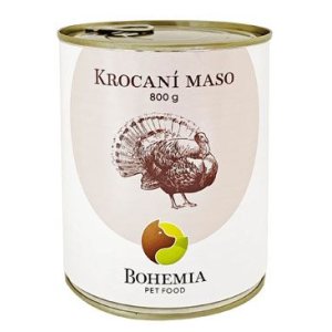 Bohemia Pet Food Krocaní maso ve vlastní šťávě 800 g