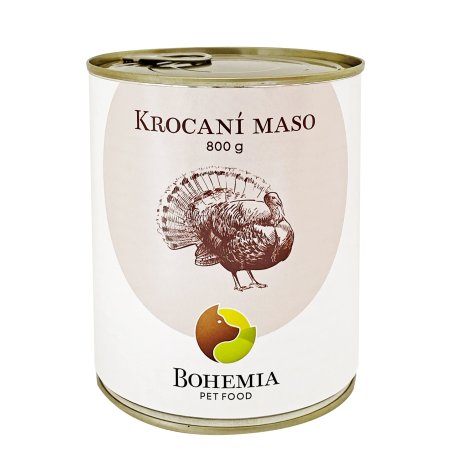 Bohemia Pet Food Krocaní maso ve vlastní šťávě 800 g