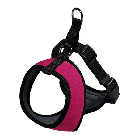 PROFIZOO Bezpečnostní postroj do auta, neopren, M (OK 38 cm x OH 44-60 cm) fuchsie