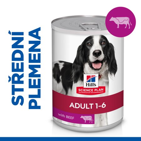 Hill’s Science Plan Canine Adult Beef Can 370 g