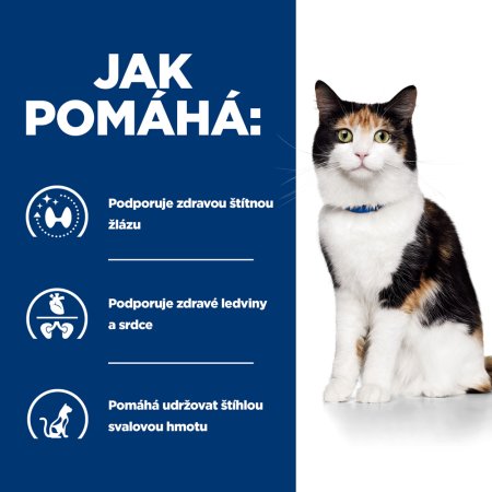 Hill’s Prescription Diet y/d Péče o štítnou žlázu granule pro kočky 3 kg