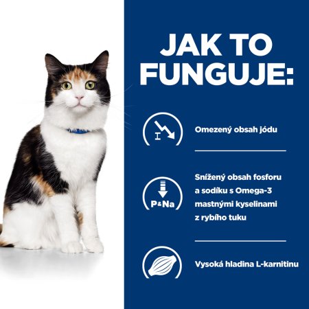 Hill’s Prescription Diet y/d Péče o štítnou žlázu granule pro kočky 3 kg