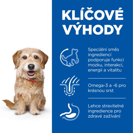 Hill’s Science Plan Senior Vitality pro malé starší psy s kuřecím 6 kg