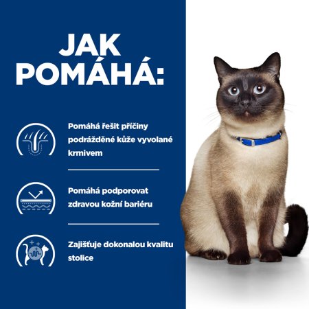 Hill’s Prescription Diet z/d Alergie a péče o kůži granule pro kočky 3 kg