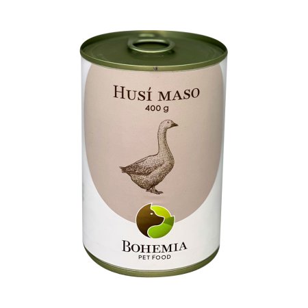 Bohemia Pet Food Husí maso ve vlastní šťávě 400 g