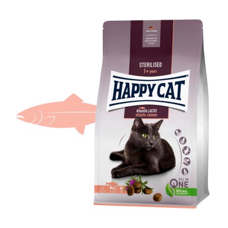 Happy Cat Sterilised Atlantik-Lachs 4 kg