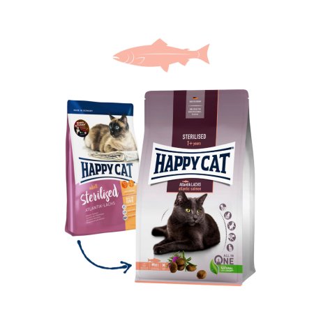 Happy Cat Sterilised Atlantik-Lachs 4 kg