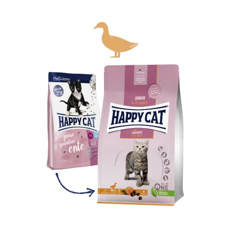 Happy Cat Junior Land Ente / Kachna 300 g