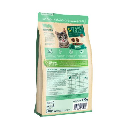 Happy Cat Minkas Perfect Mix Geflügel, Fisch & Lamm 500 g